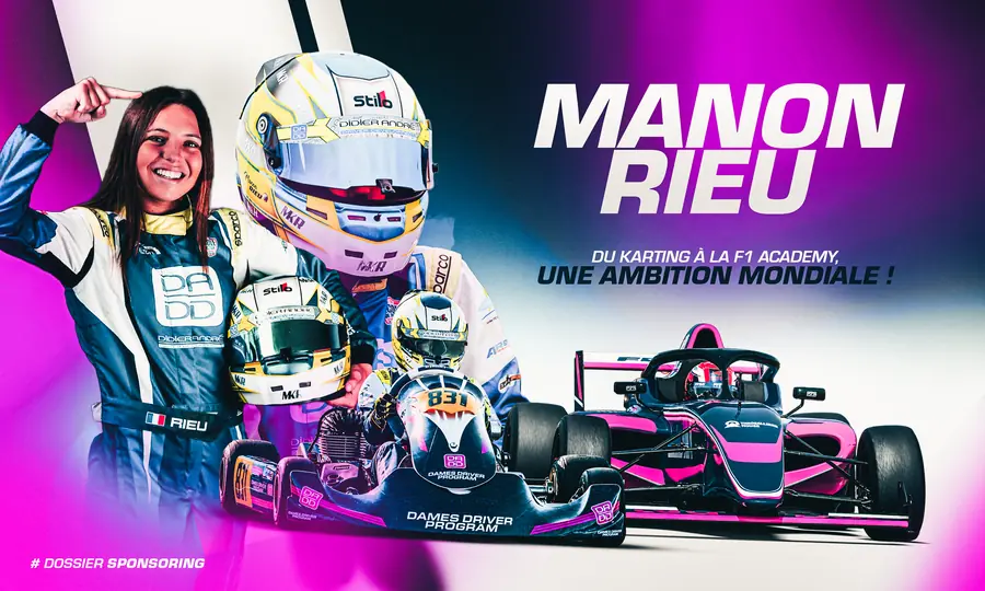 Couverture du dossier de sponsoring de Manon Rieu