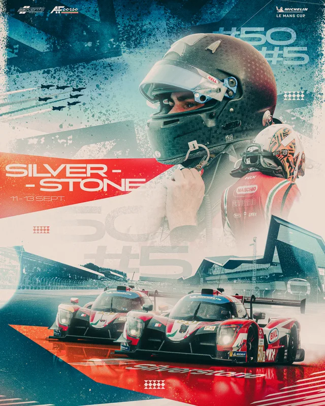 Visuel Michelin Le Mans Cup · Silverstone pour 23 Events Racing