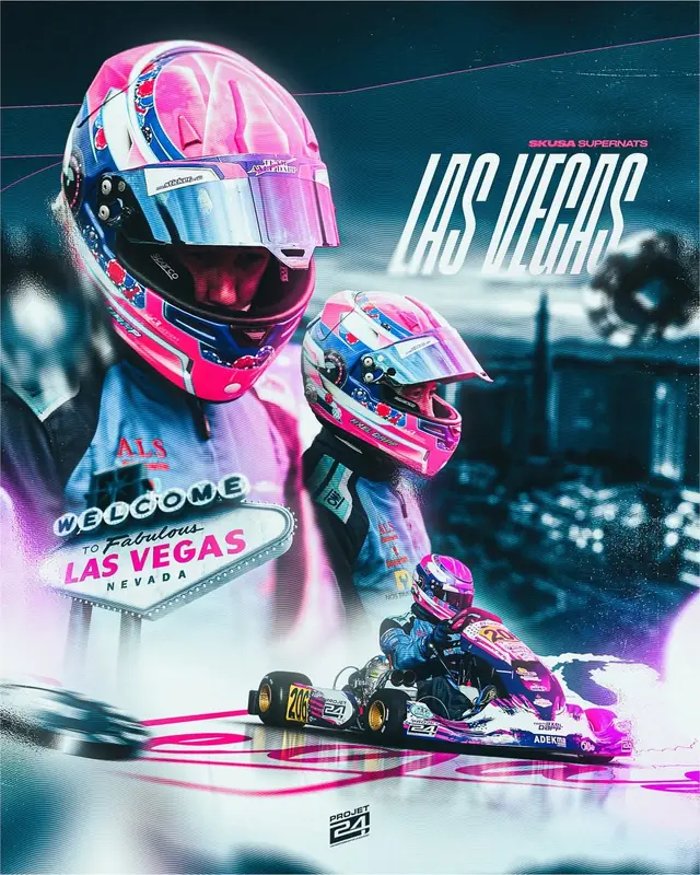 Visuel SKUSA SuperNats · Las Vegas pour Projet 24