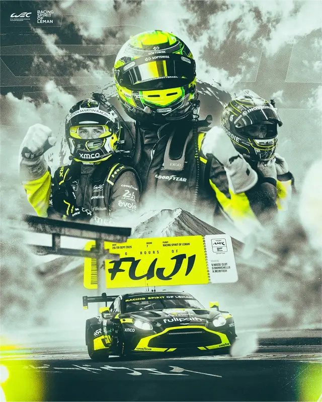 Visuel FIA WEC · Fuji pour Racing Spirit of Léman