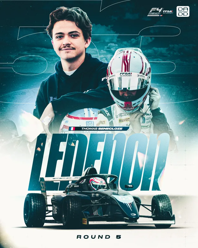 Visuel F4 FFSA · Lédenon pour Thomas Senecloze
