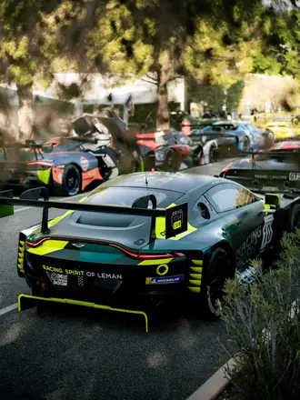 L'Aston Martin de Racing Spirit of Léman aux couleurs de Drive Your Com